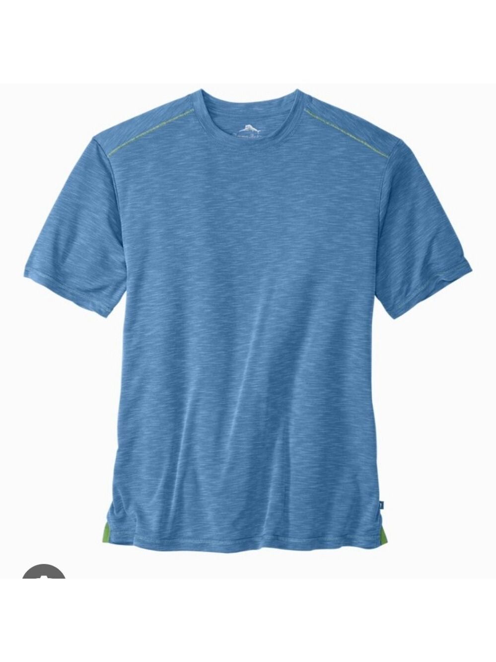 Tommy BAHAMA Paradise Around Men's Crew Neck Blue Tee Shirt Medium Fit